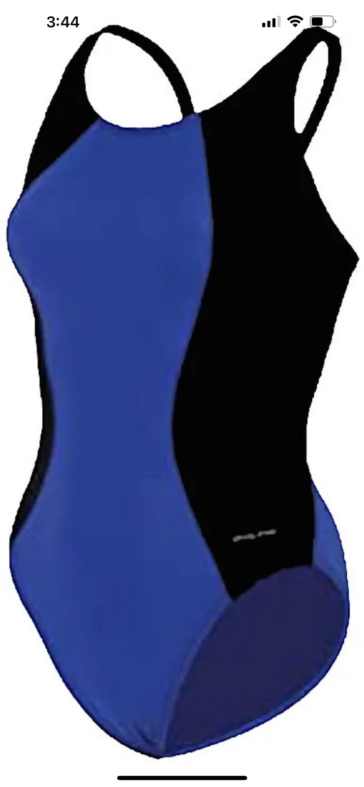Dolfin Girls LTF PRO Color Block HP Back Swimsuit Blue/black Size 26