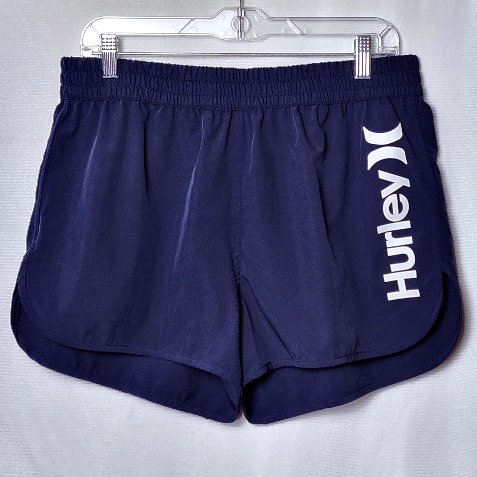 LOT OF 2 HURLEY UNLINED SWIM SHORTS PLUS SIZE 1X BLUE & BLACK