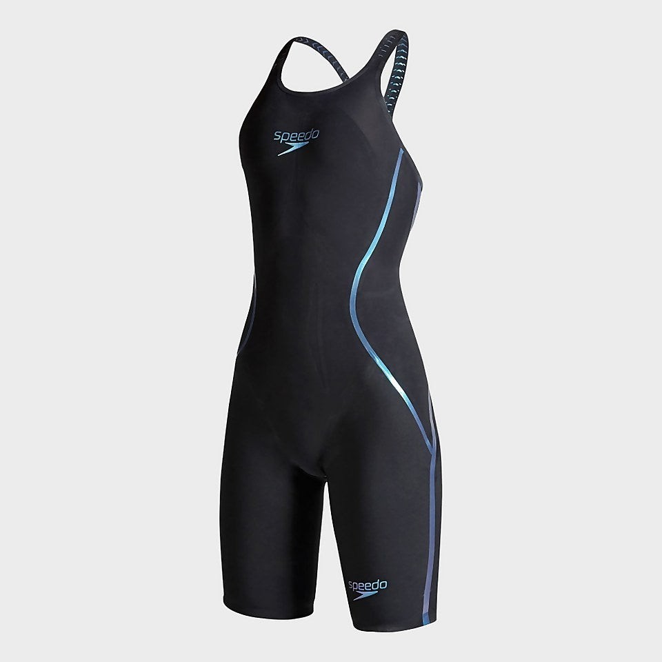 Women’s Speedo Fastskin LZR Racer X Closed Back — Size 26 — Black/Blue