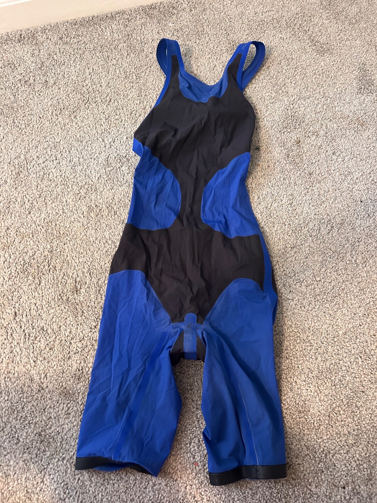 Arena Powerskin R-Evo+ Women’s Open Back Tech Suit Kneeskin Blue Size 30 Racing