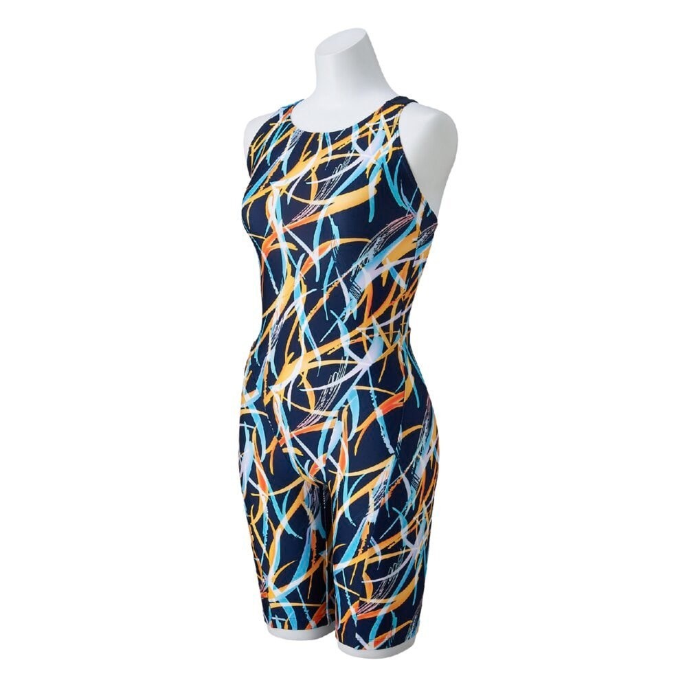 Mizuno Women’s Swim Fitness All-in-One Swimsuit TERAKAWA AYA N2JGC80914 Navy
