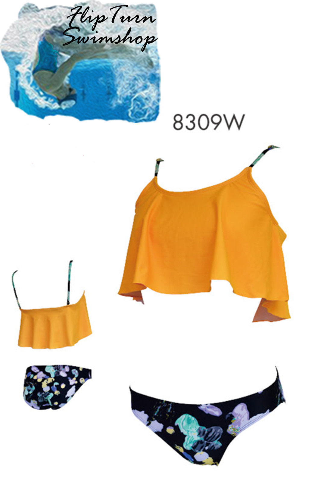 AFTER INVENTORY BLOWOUT !!! Girls & Juniors MARIUM Leisure 2-Piece Swimsuit