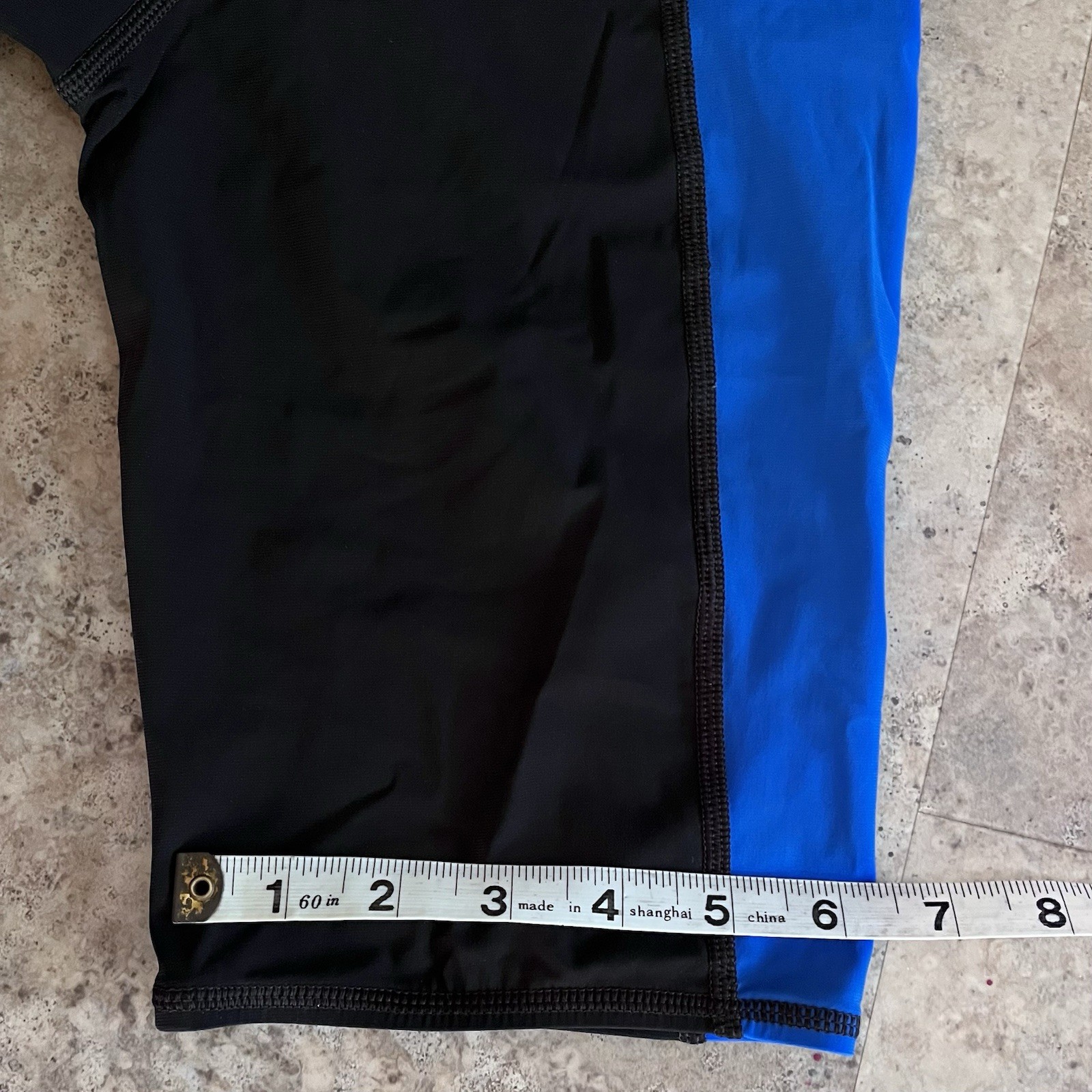 Speedo Powerplus Womens Kneeskin Racing Swimsuit Black Blue Size 28