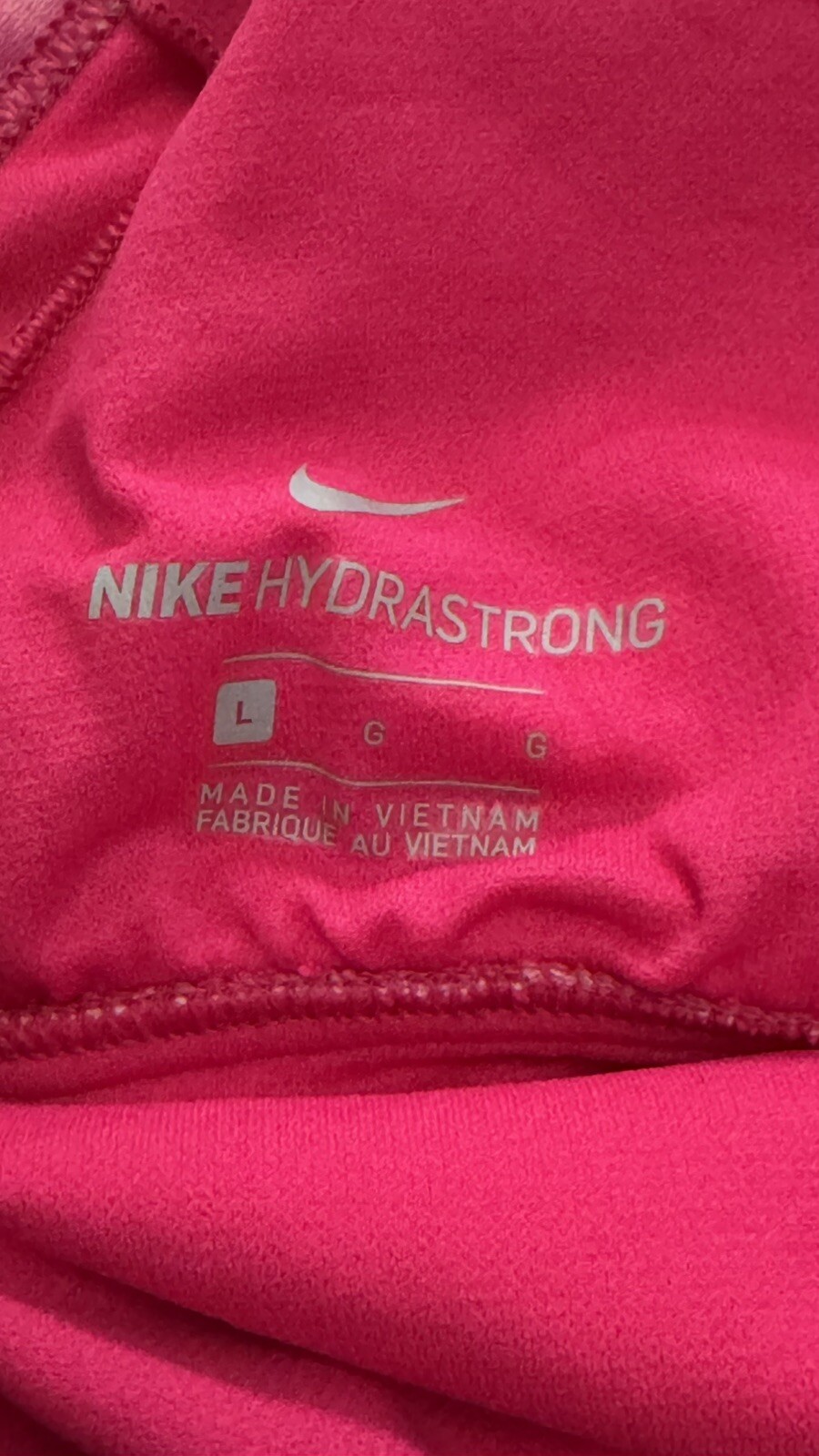 Nike Hydrastrong 1 Piece Women’s Swimsuit Pink Marble Tie-Dye Size L Large