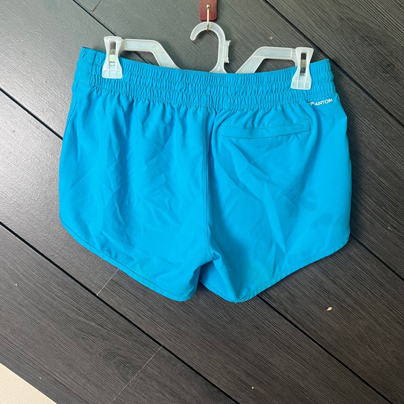 Hurley Phantom Women’s Volley Swim Shorts Blue Size S Beach Surf Y2K