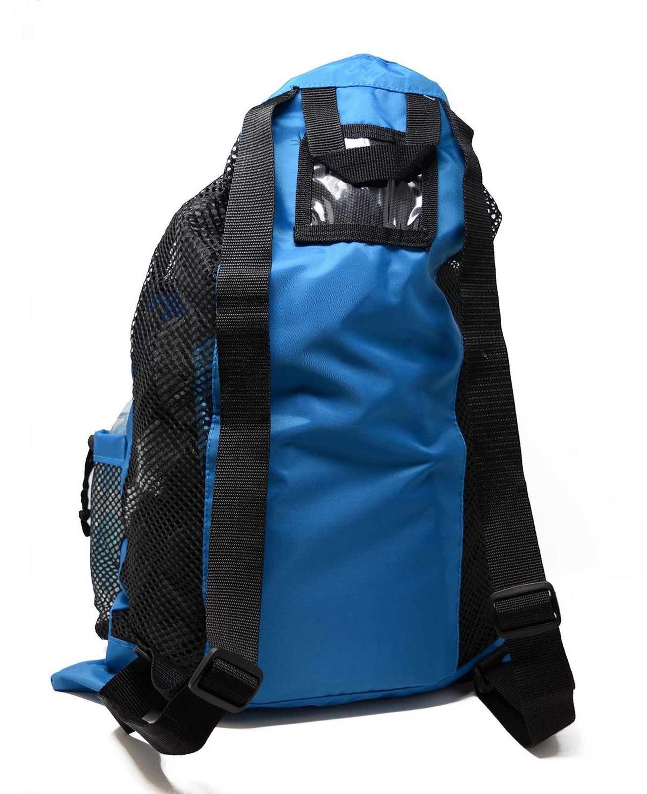 Adoretex Quick Dry Mesh Equipment Sport Drawstring Gym Swim Bag Blue