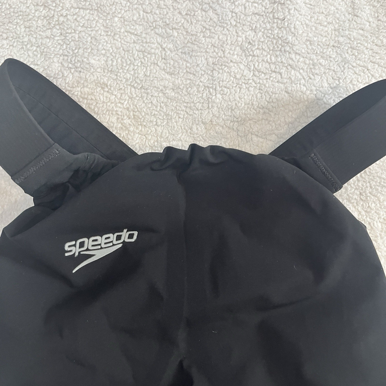 SPEEDO Womens Black LZR Racer Pro Recordbreaker Kneeskin Swim Suit Size 16