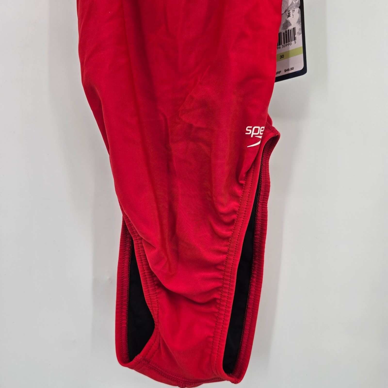 New Speedo Team Red Pro LT One Piece Athletic Swimsuit Women’s Size 30