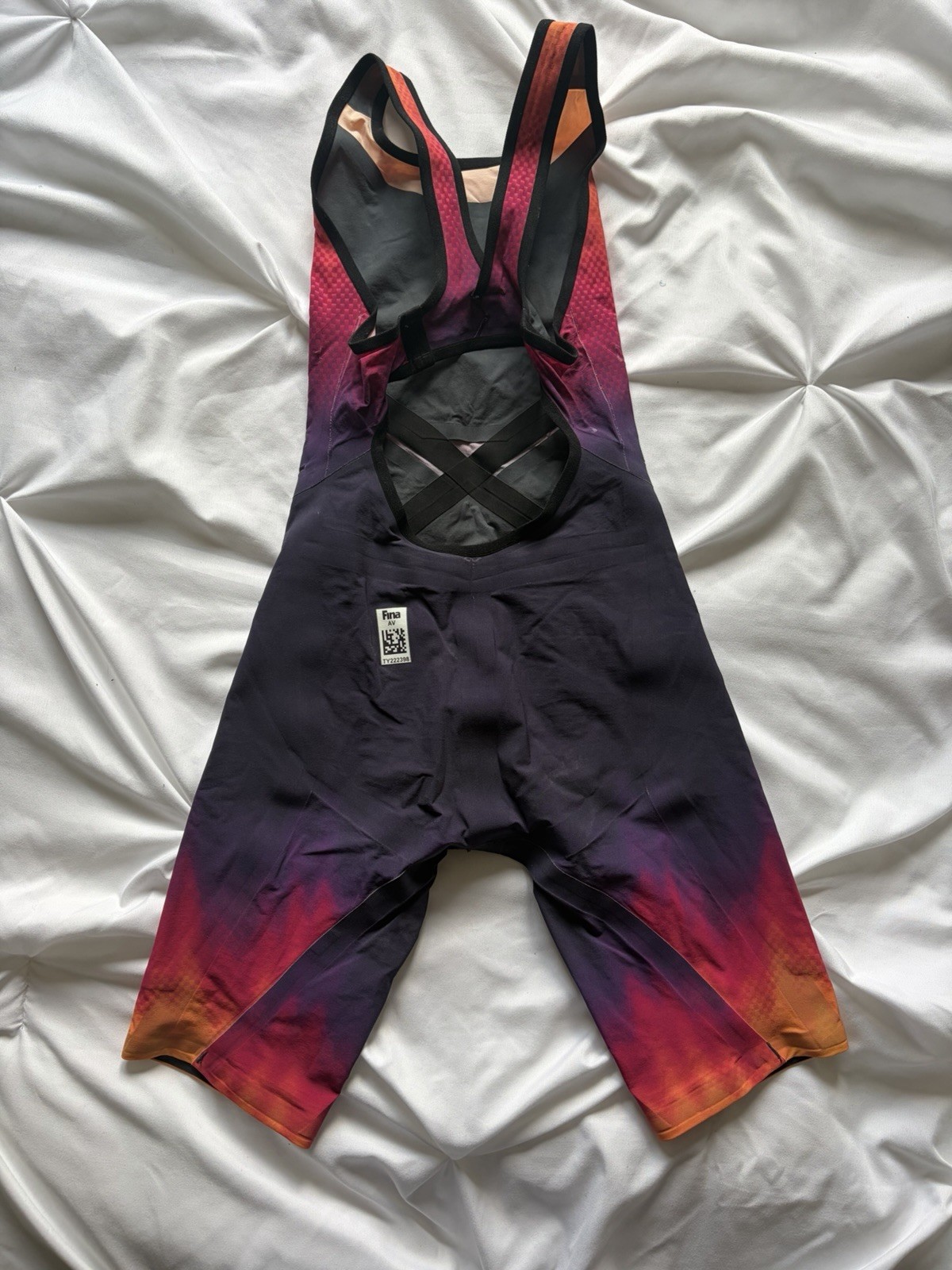 TYR Venzo Women’s Competitive Kneeskin Swimsuit Regular Size 22 Nylon/Lycra