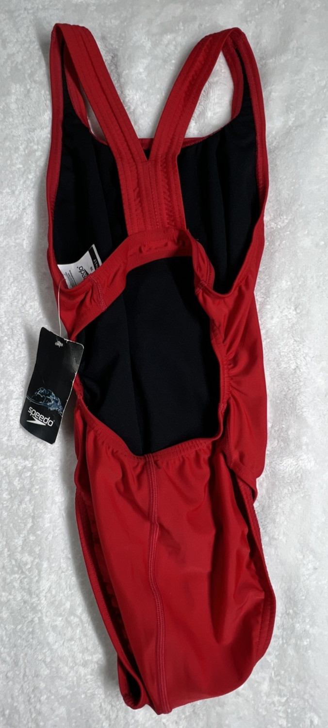 Speedo Women’s Pro LT Swimsuit Team Red Size 30 (Small) NWT