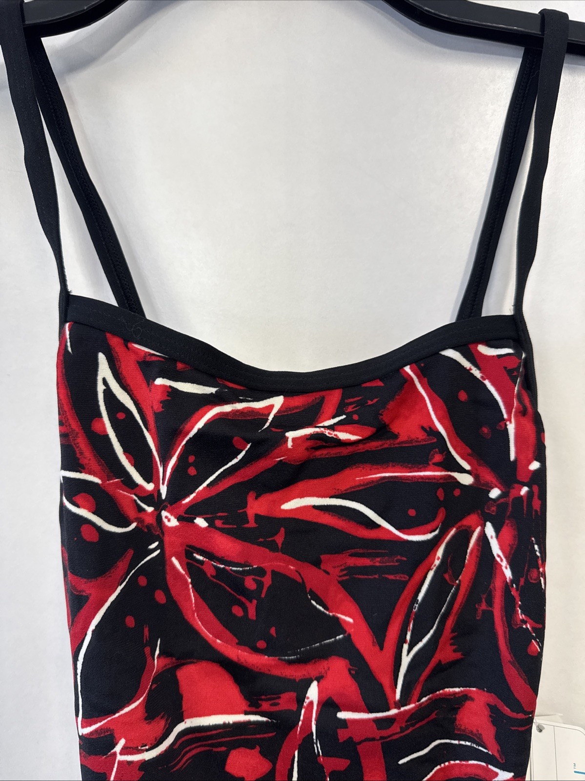 Speedo XD Skin Womens Endurance Swimsuit One Piece Strap Back 10/36 Red Flowers