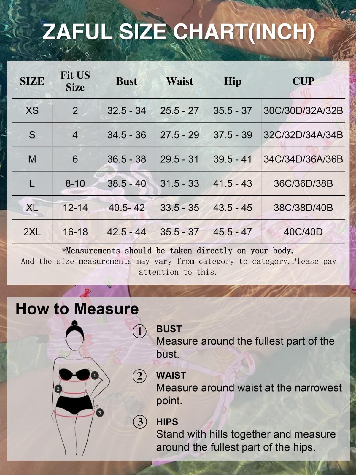 ZAFUL Women Cute Floral Tankini Swimsuit High Waisted Tankini Set Modest Full…