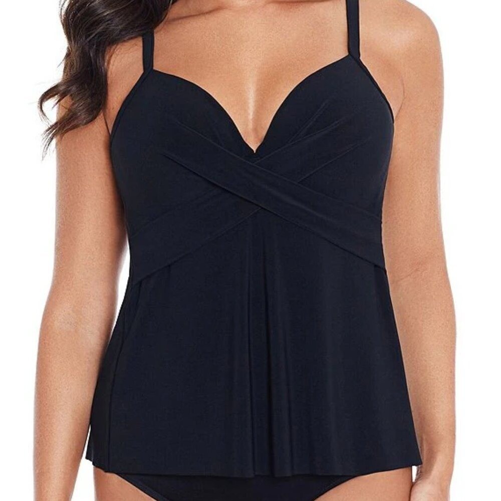 Miraclesuit Rock Solid Allura Underwire Tankini Swim Top