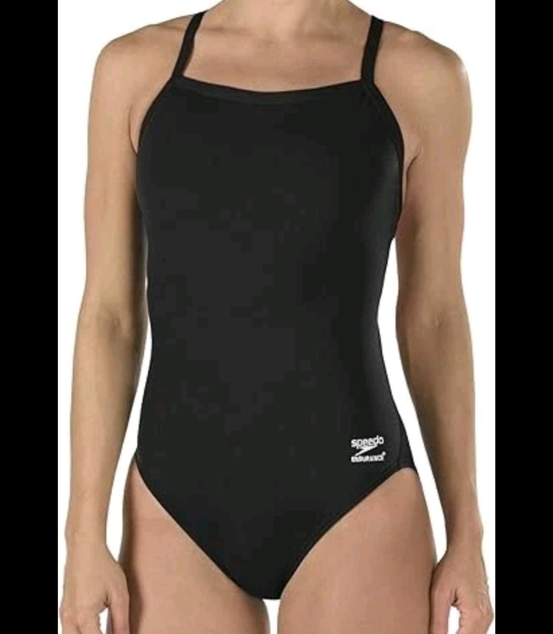 Speedo Endurance Flyback Black Competitive Swimsuit 14/40 New