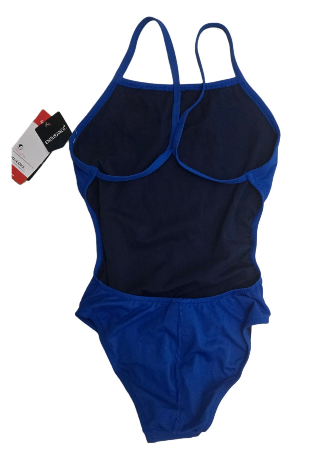Speedo Endurance Swimsuit Racing Cut Royal Blue Size 30