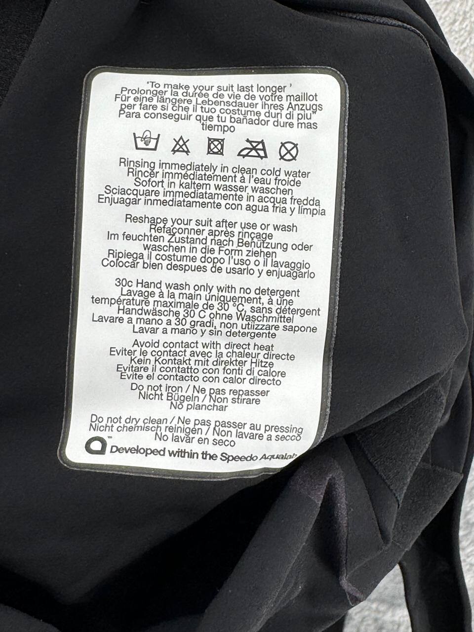 NWT – Speedo Women’s Lzr Racer X Open Back Kneeskin Swimsuit Black Size: 20