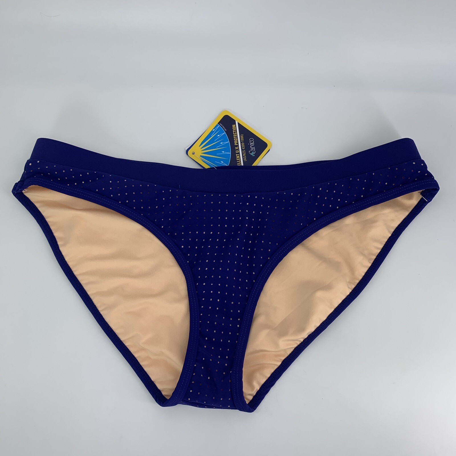 FABLETICS CARVICO VALENTINA BIKINI BOTTOM BLUE SIZE M – UV PROTECTION