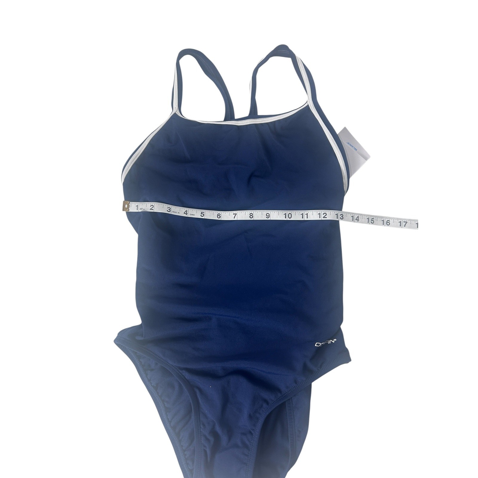 Dolfin Reliance Womens Swimsuit Navy Blue One Piece Swimsuit 9582C US 40 NWT