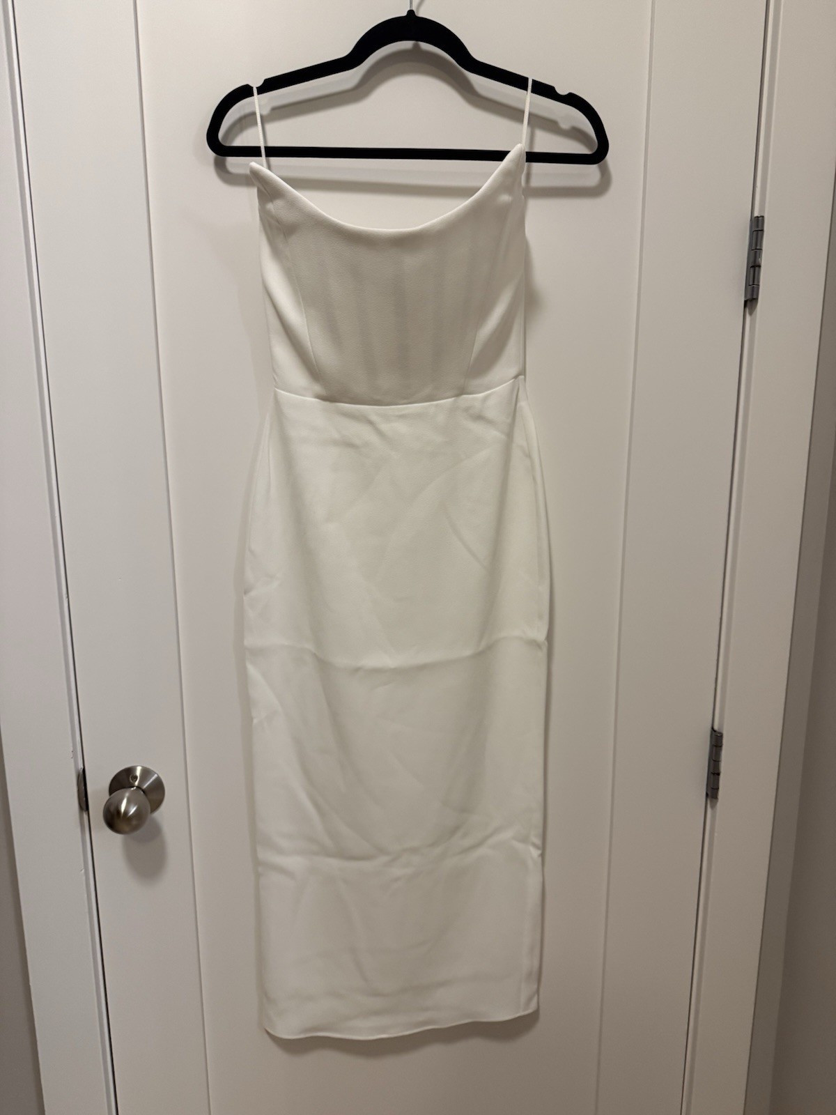 NWOT ALEX PERRY Bridal strapless midi dress US4 $1150