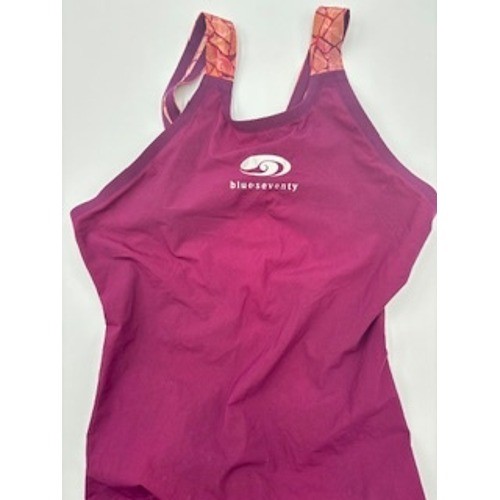 BLUESEVENTY NeroTX Swimsuit Purple Technical Racing Kneeskin Swim Size W20