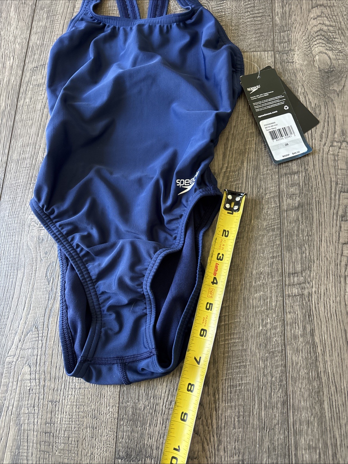 Speedo Pro LT Swimsuit team Navy Blue women’s sz 26