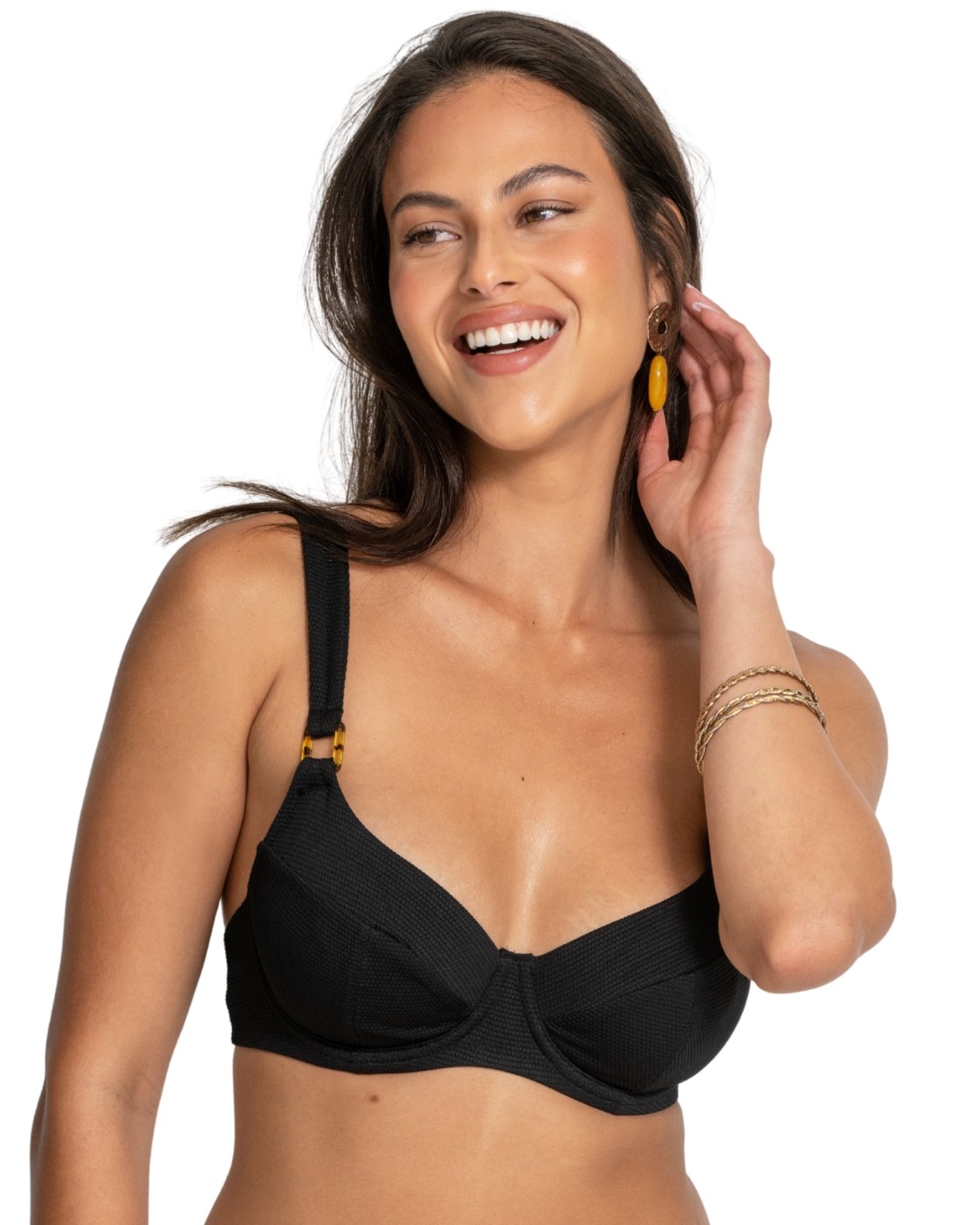 Pour Moi Hawaii Bikini Top Non Padded Underwired Womens Bikini Top 27981