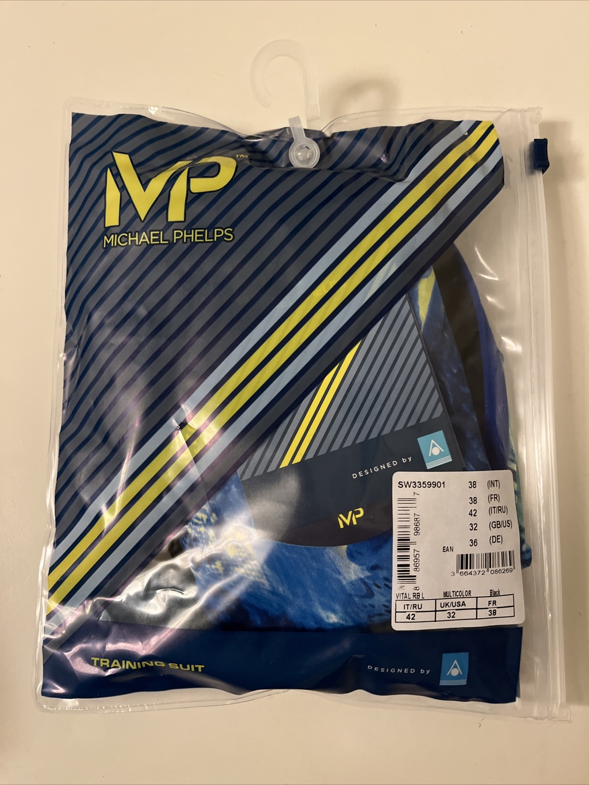 Size 32 Michael Phelps Racing Swim Suit Aqua Infinity Tech! Women Vital READ!