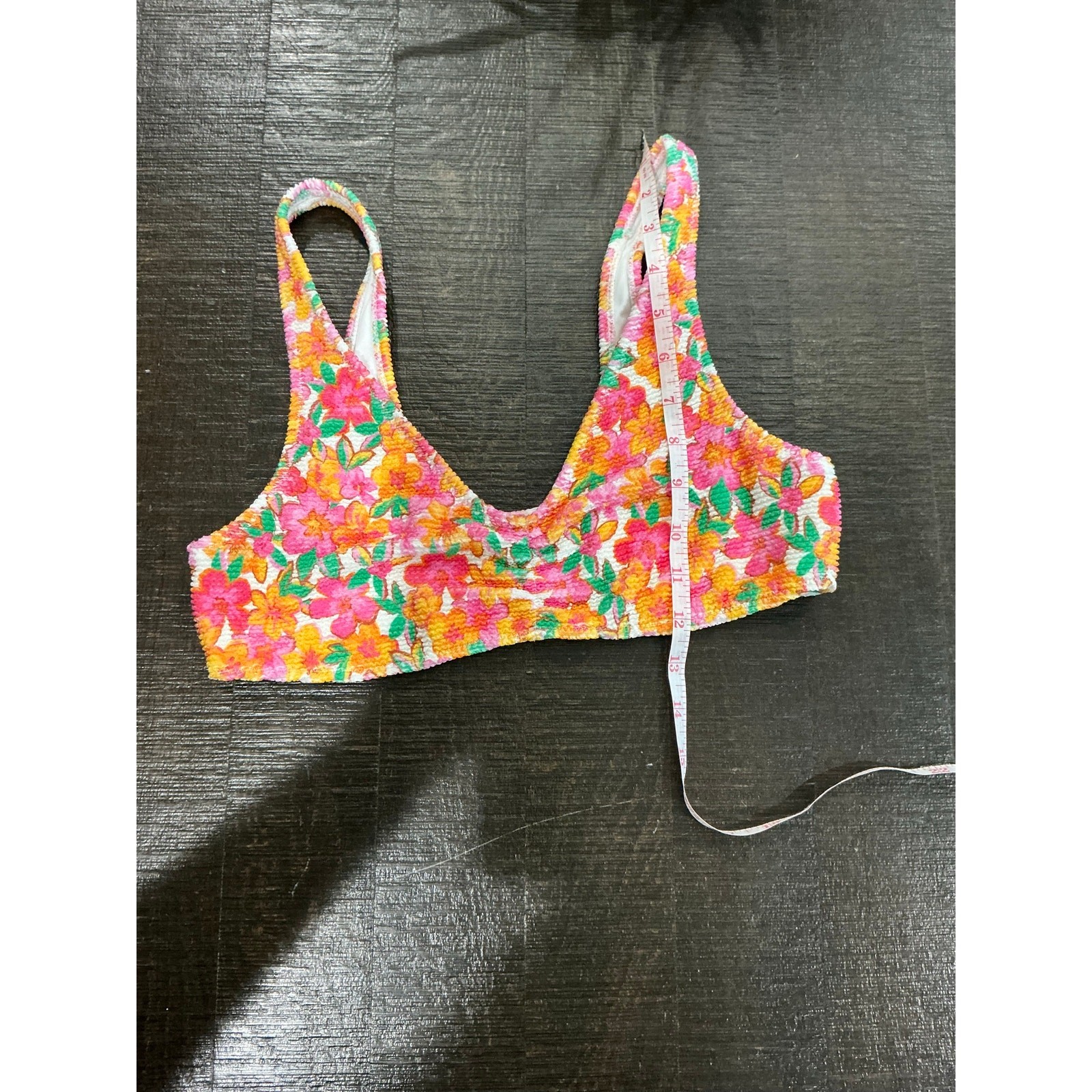 Pacsun Swim Eco Floral Bikini Top Size Medium / Bottoms Size Small