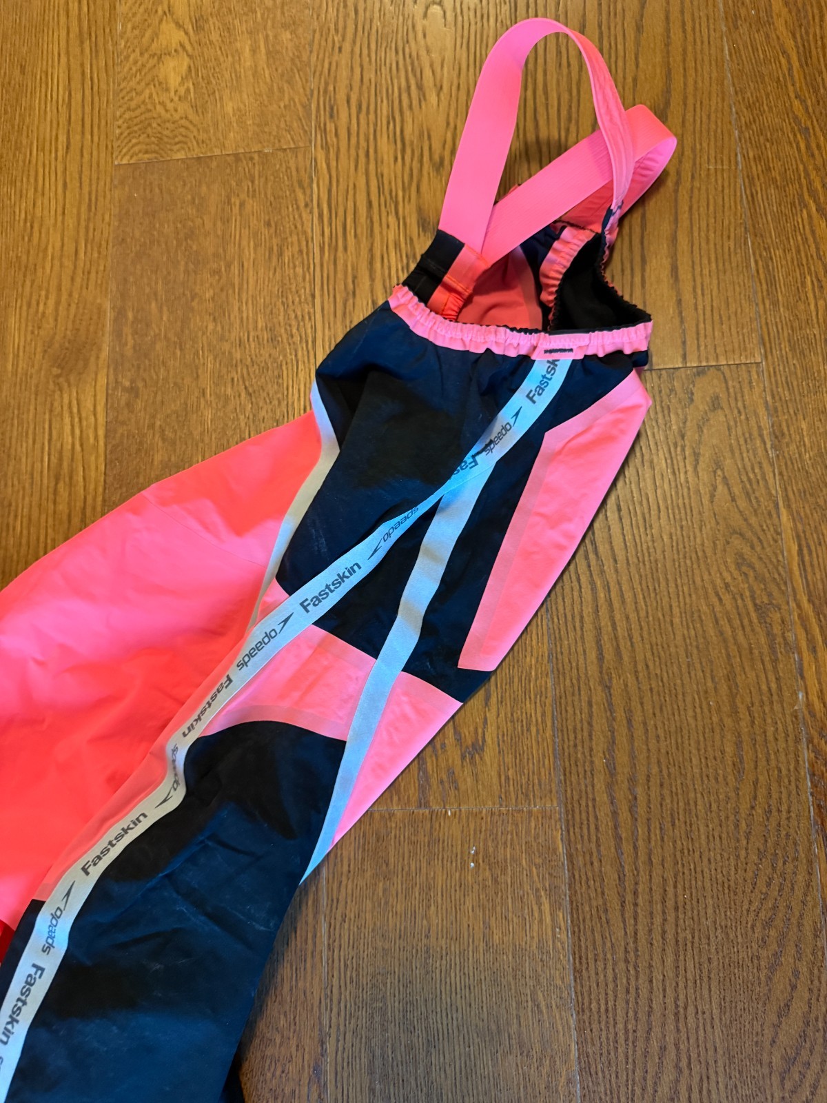 Speedo LZR Racer Elite 2 Kneeskin Sz 27L Womens Closed Back Swim Pink/Black