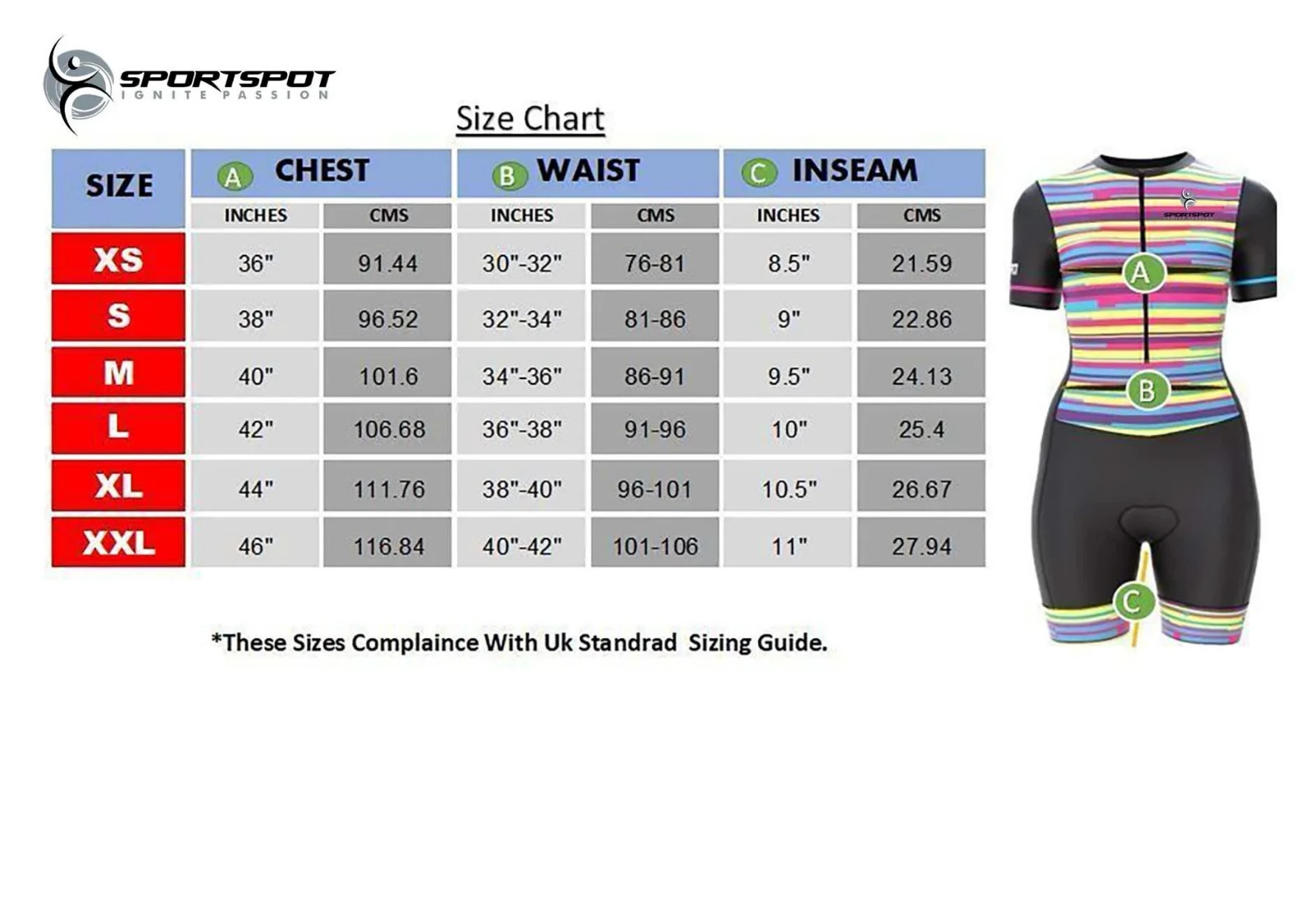 Women’s Triathlon Skinsuit Compression Tri Suit Cycling Running Swimming Gel Pad