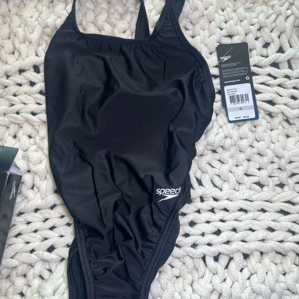 Speedo PROLT SUPRO-A Team Black Competitive Racing Suit size 26