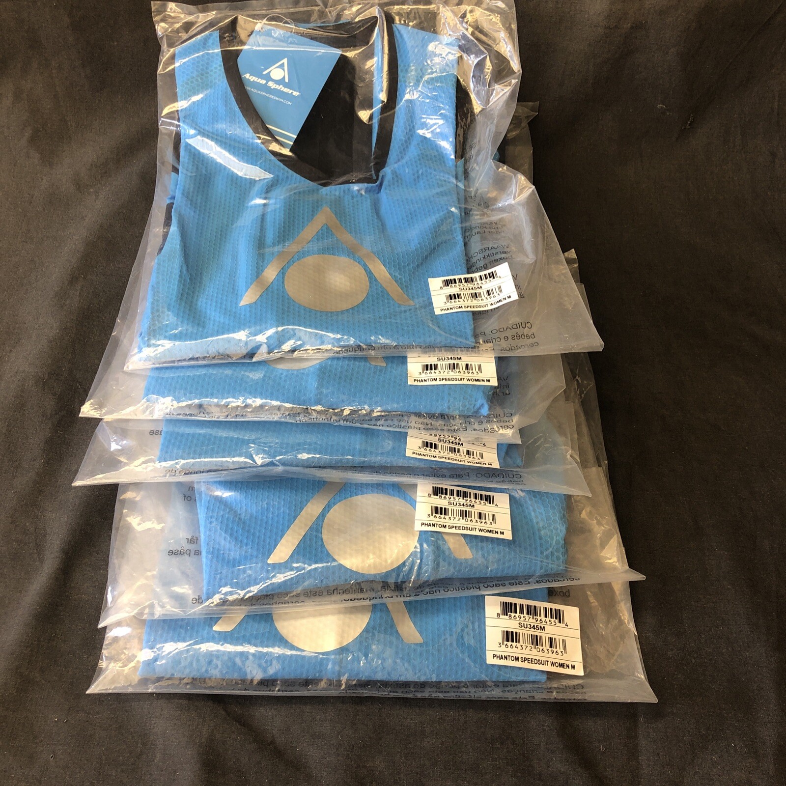 LOT OF 5 Aqua Sphere Womens Medium Phantom Speedsuit Triathlon NWT