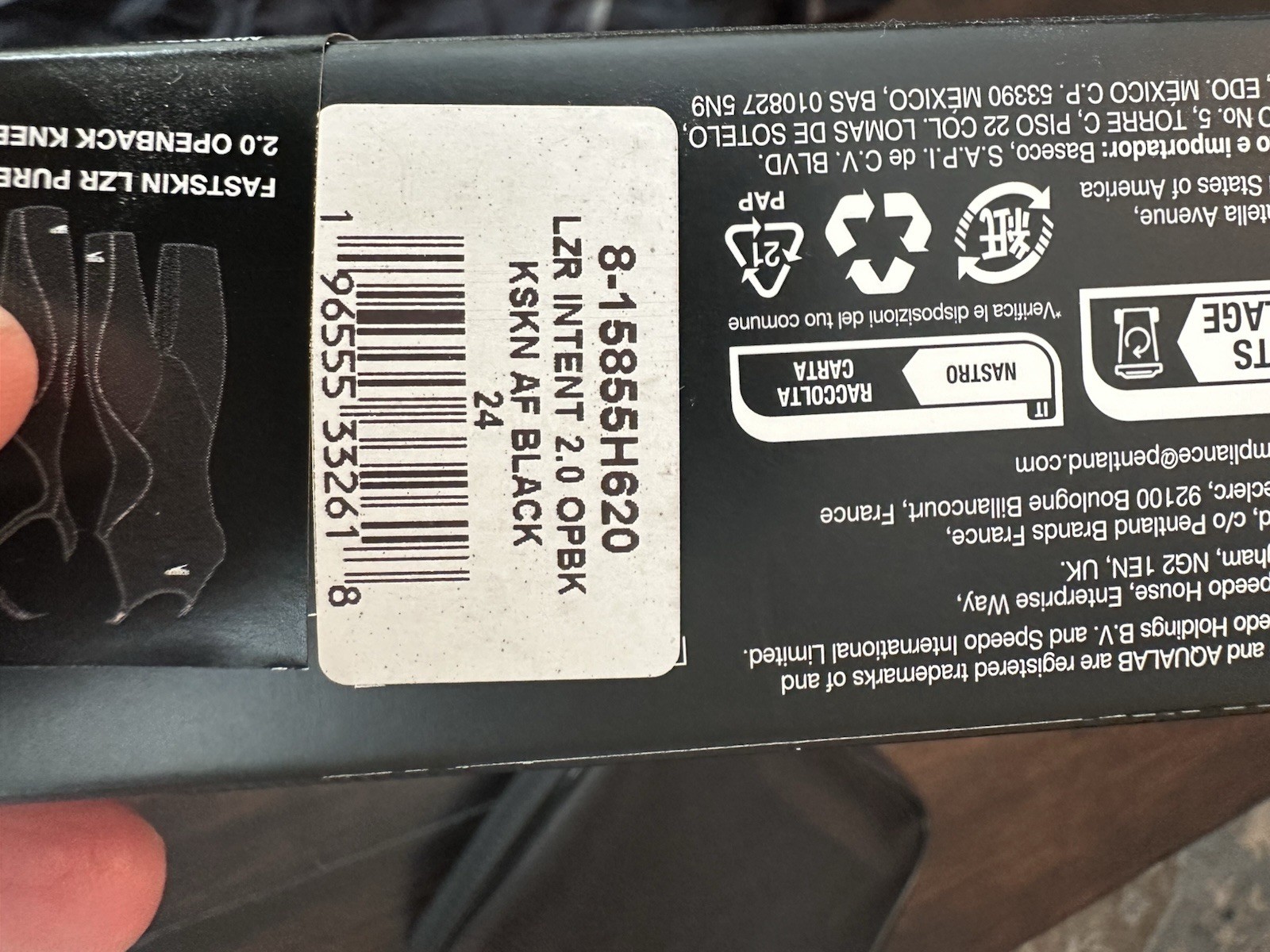 Fastskin LZR Pure Intent 2.0 Open Back sz 24