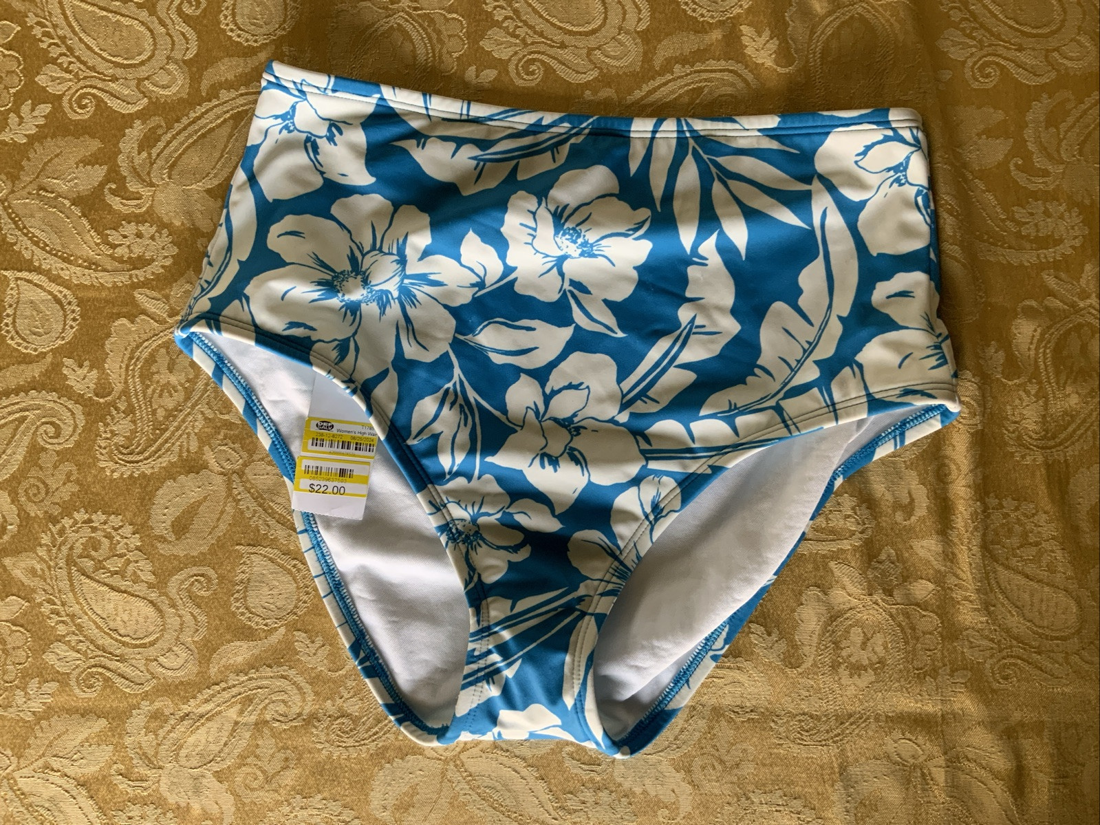 WOMENS SHADE & SHORE HIGH WAIST SWIM BOTTOMS Size Floral