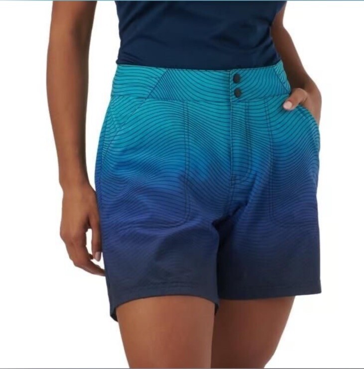 Sea-Doo Royal Blue Fade Striped Women’s 6″ Board Short S