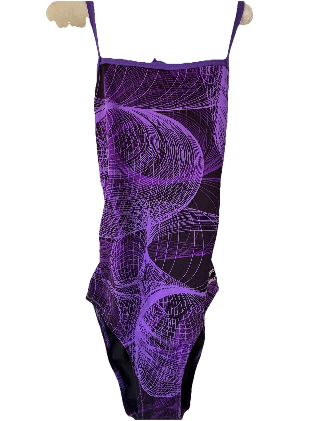 Speedo Womens Endurance+ Swimsuit Purple Size 2/28 Team Practice Competition New