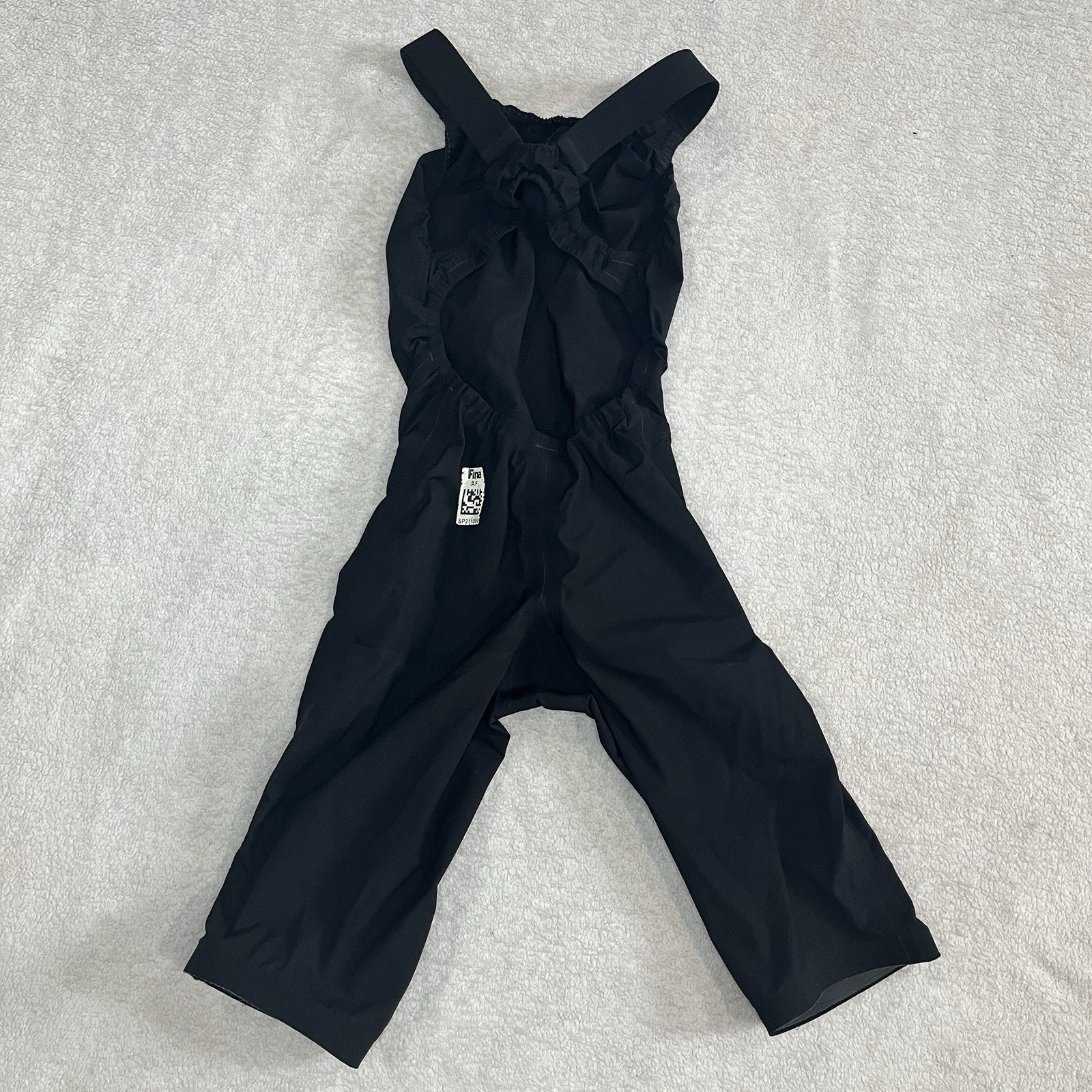 SPEEDO Womens Black LZR Racer Pro Recordbreaker Kneeskin Swim Suit Size 16