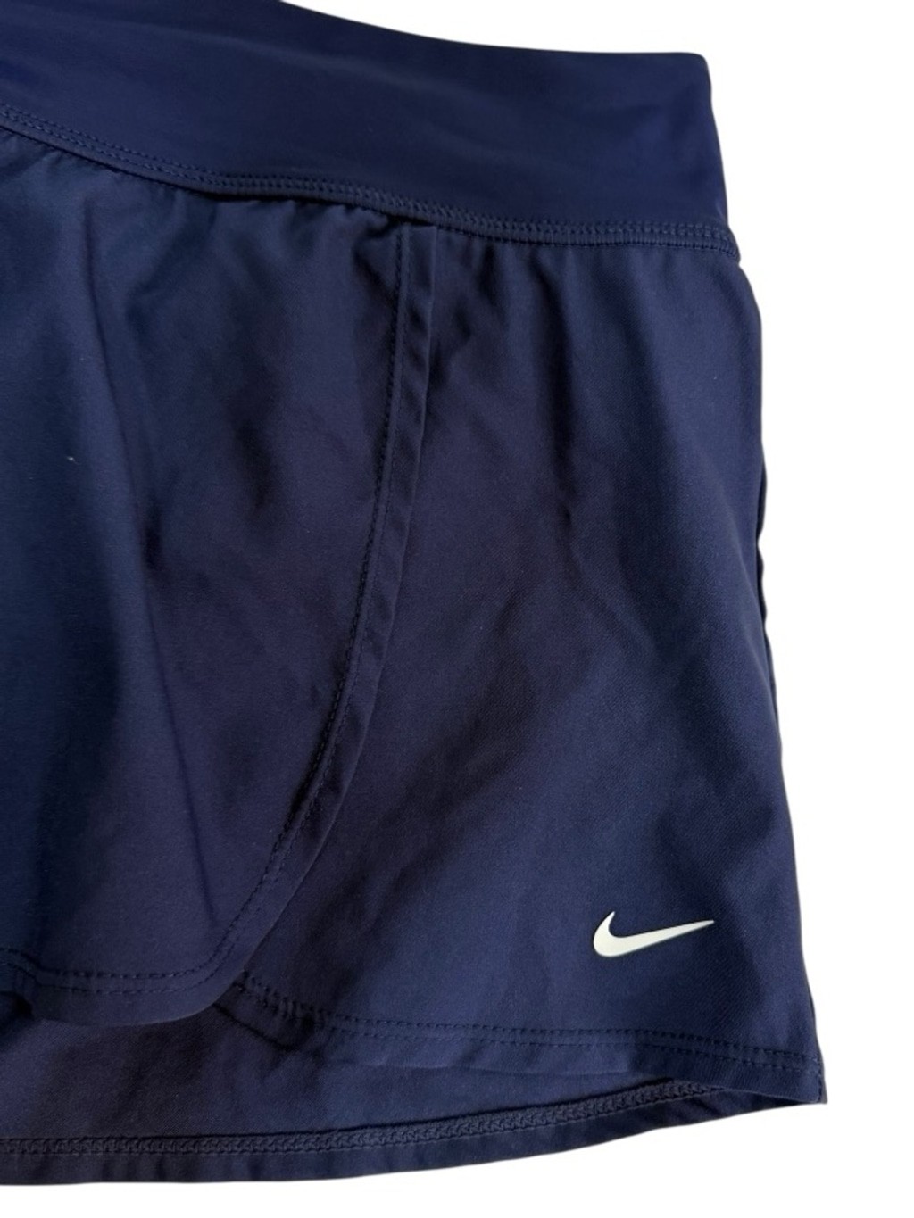 Nike Swim Skirt Navy Blue Swim Bottom Built In Brief UPF Women’s Large L