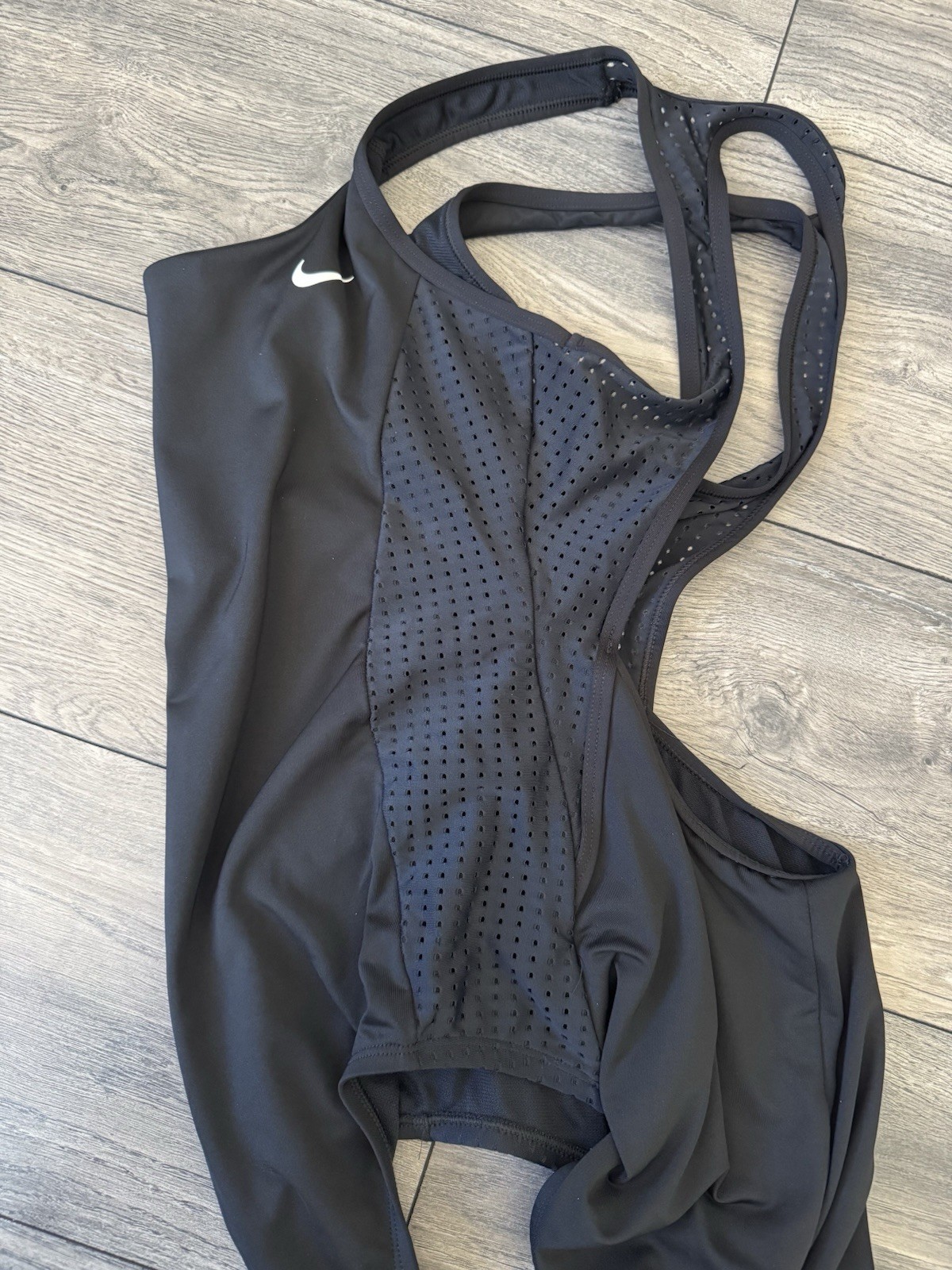Nike One Piece Competitive Swimwear Swimsuit Swimming Black Size M