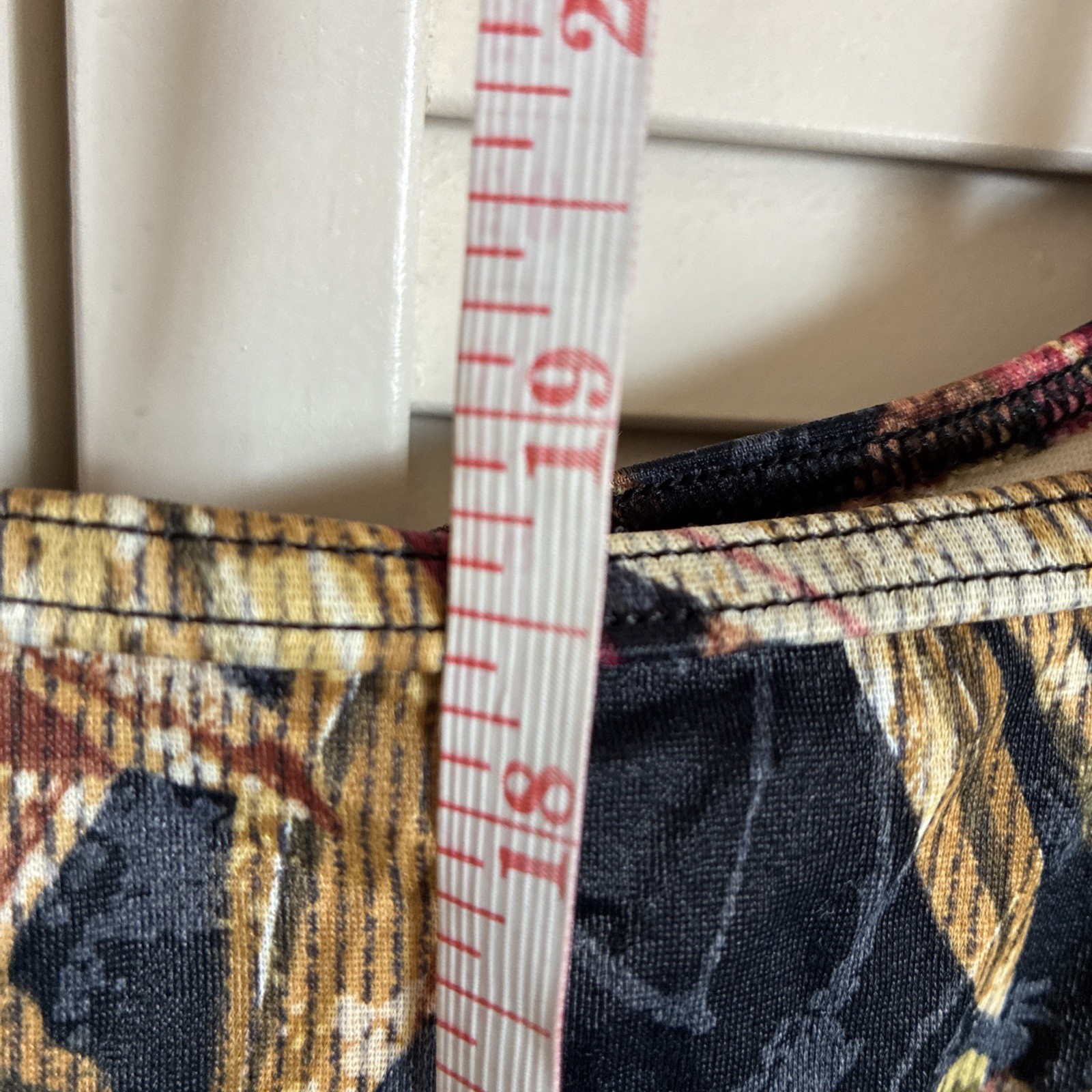 SUIT YOURSELF-Gold EARTH TONES BATHING Swimsuit 1-Piece Sz 14 Made In Canada