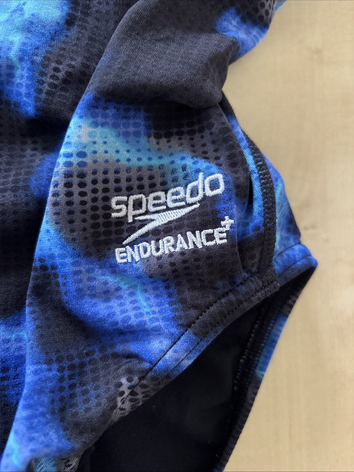 Speedo Women’s Size 28 Endurance Swimsuit One Piece Training Racing Blue – EUC