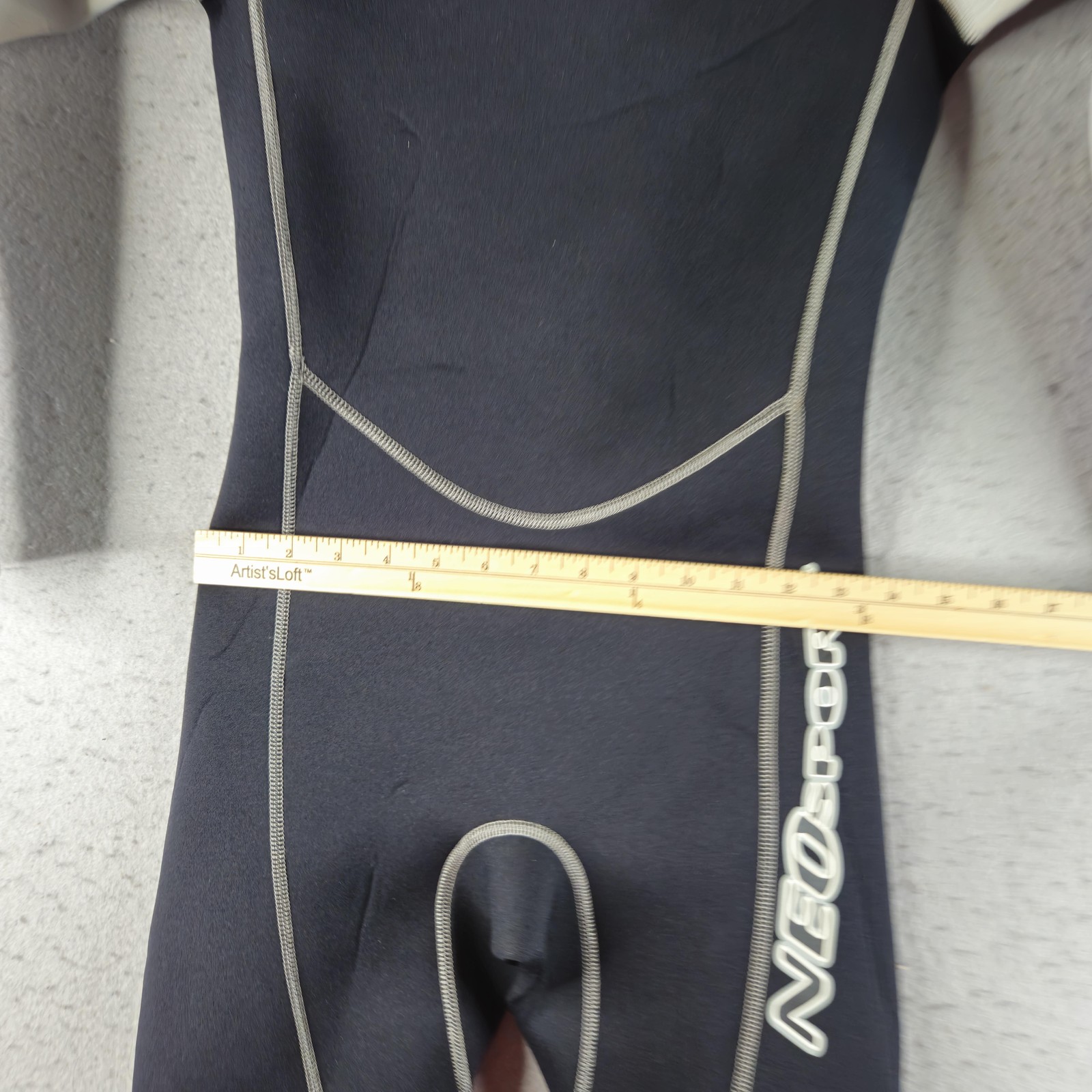 NeoSport Wetsuit Full Body Suit Womens Size 14 3/10MM Surf Swim Scuba Black Gray