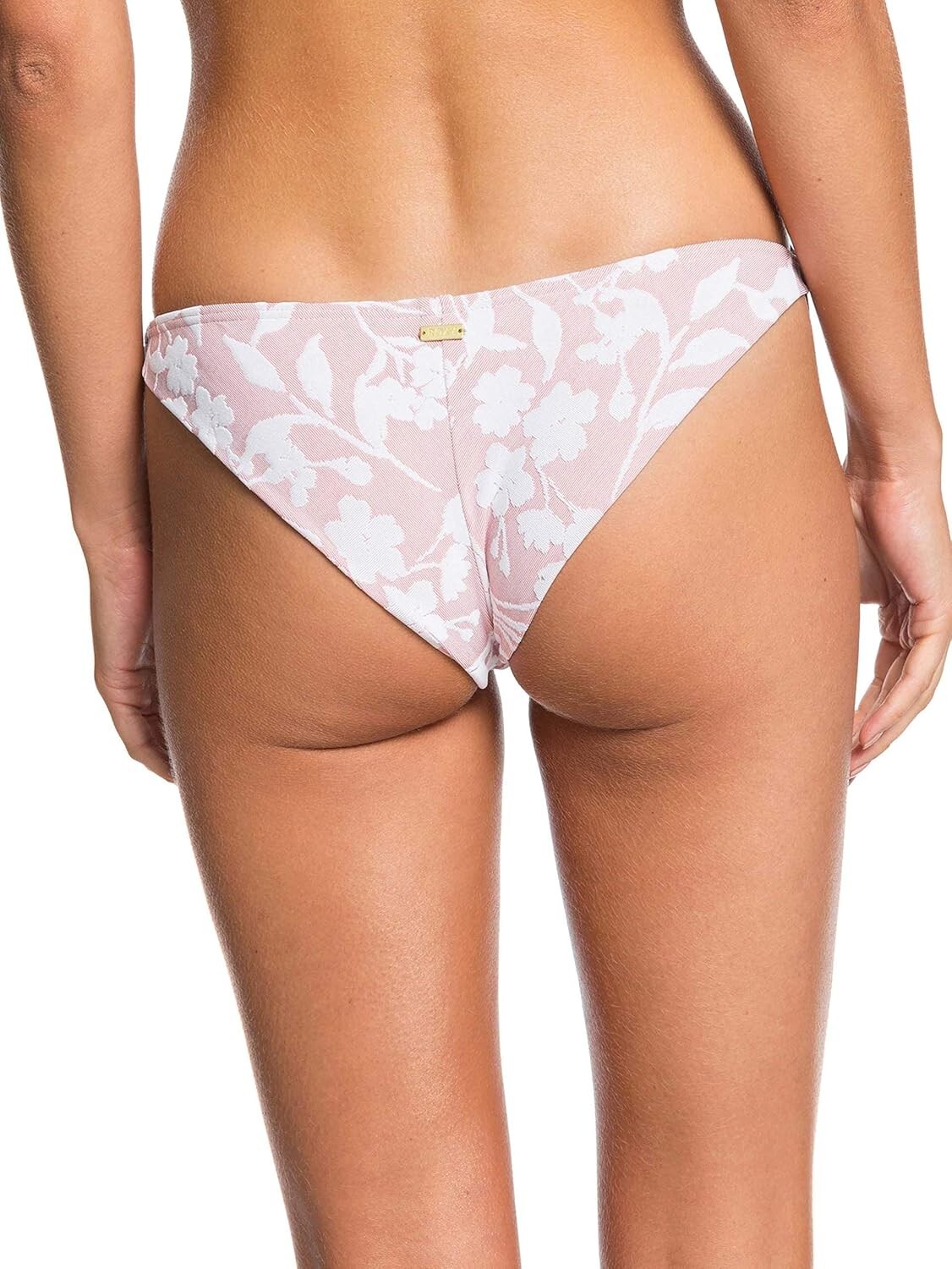 Roxy – Womens Groovy Wave Mini Bo Bikini Bottom Ash Rose Large NWT