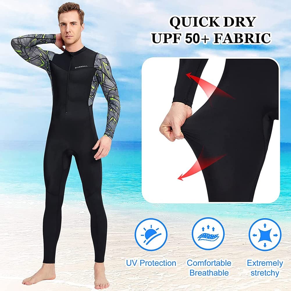 Dive Skins for Women Men Full Body Swimsuit Rash Guard Scuba Skin Thin Wetsuit,
