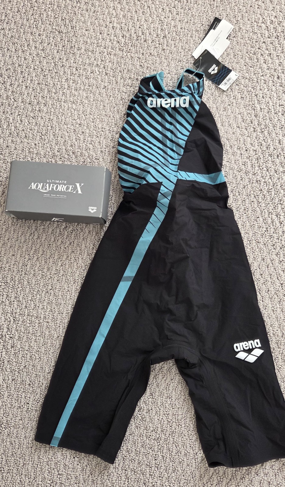Arena Ultimate Aquaforce X Women Kneeskin Racing Swimsuit ARND0002W Size O (XL)