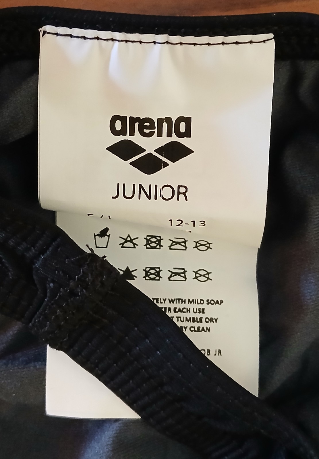 Arena Powerskin St Next Open Back Junior Competitive Swimsuit-Black-Sz 28-NWT