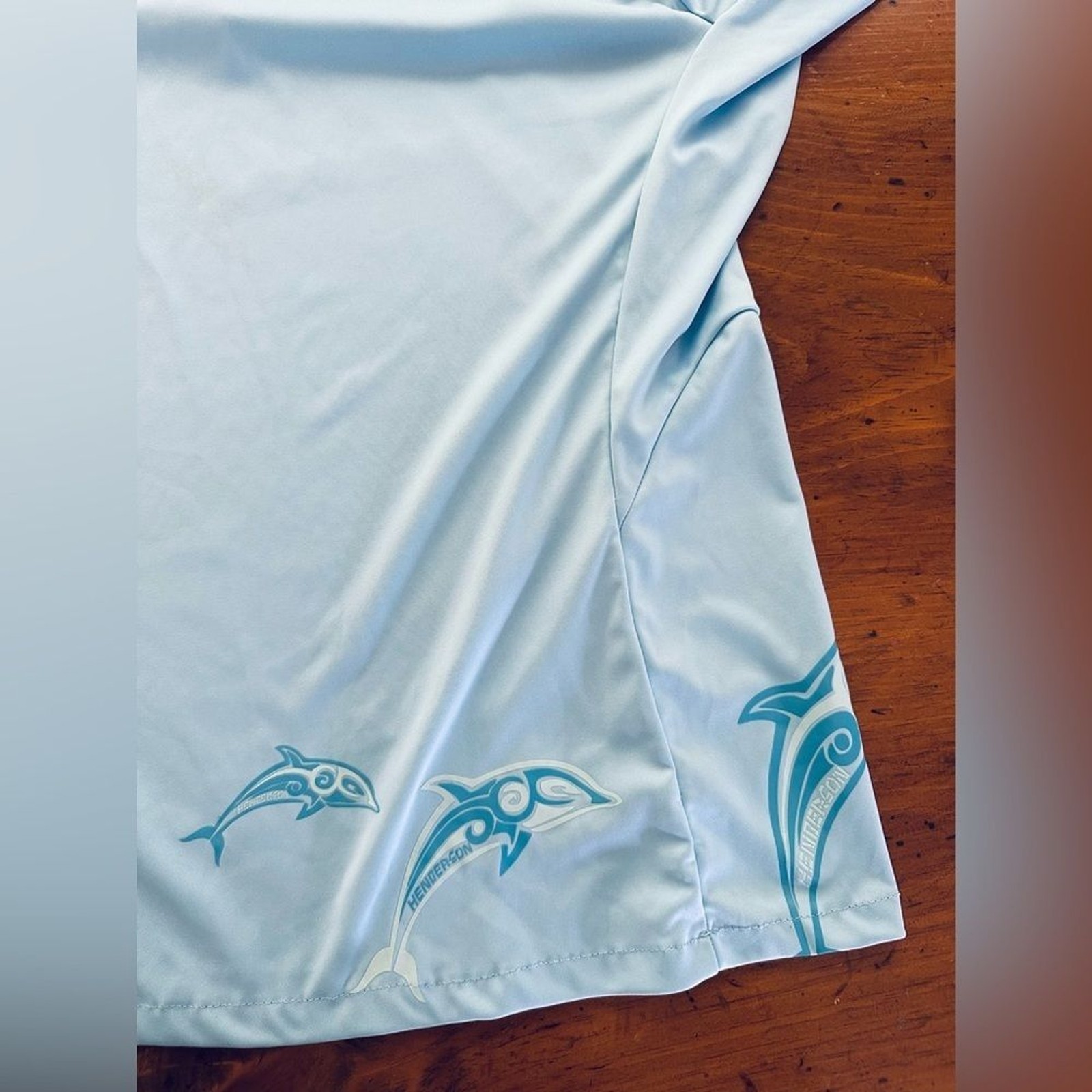 Henderson Aquatics Rash guard top Long Sleeve Sun protection Beach Vacay Sz 12