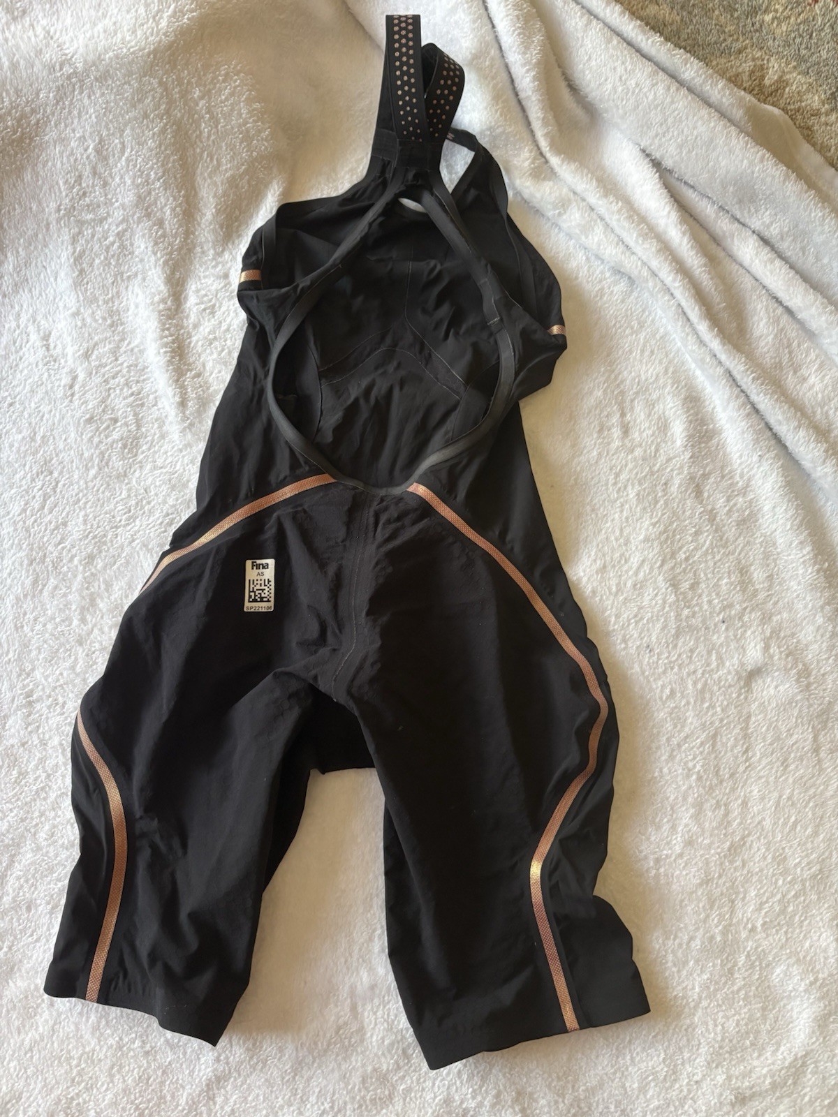 Speedo Tech Suit Black And Gold