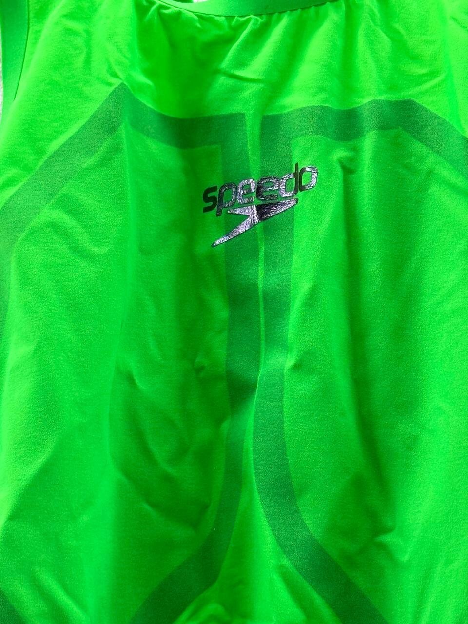 NWT – Speedo Women’s Lzr Racer X Open Back Kneeskin Swimsuit Bright Green Sz 21