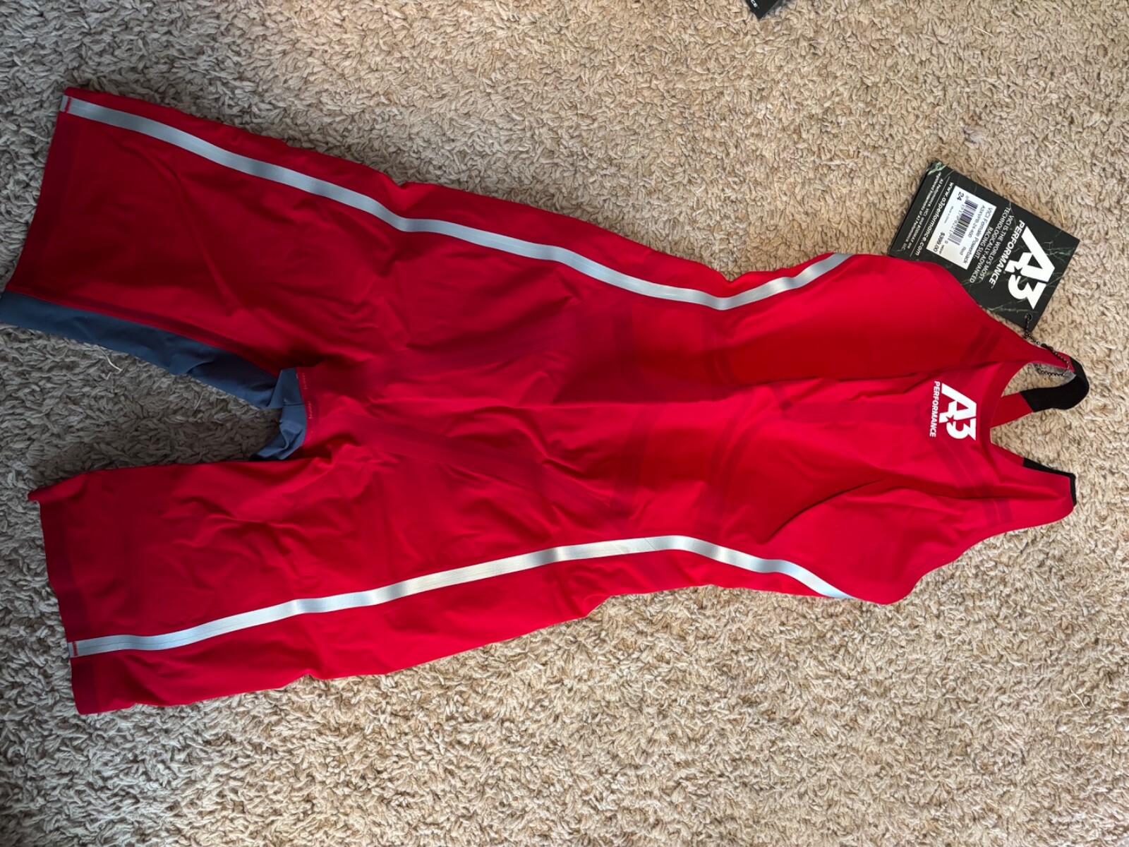 A3 PERFORMANCE VICI FEMALE POWERBACK TECHNICAL RACING SWIMSUIT Size 24